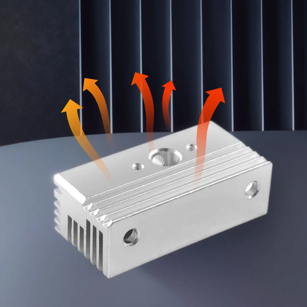 Dissipatore di calore dell'estrusore di alluminio della stampante 3D radiatore dell'estrusore 41x20x13mm per gli accessori della stampante 3D dell'estrusore di Sprite