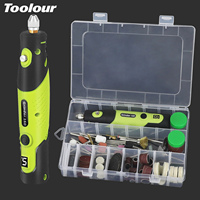 Toolour Mini Rotary Tool Kit 5-Speed Cordless Rotary Tool Multi-Purpose 3.7V Power Rotary Tools Kit For Engraving,Sanding