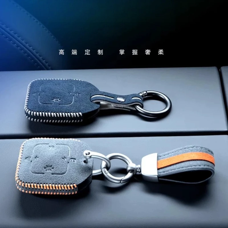 For Zeekr 001 7X 007 X 009 MIX 007GT 9X Leather Keycase