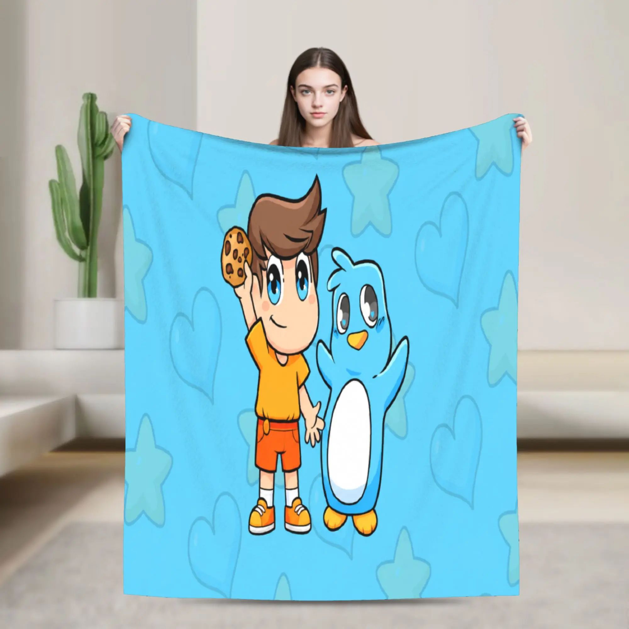 milo and chip Accessories Blanket Super Soft Fleece  Throw Blankets Cozy Quilt