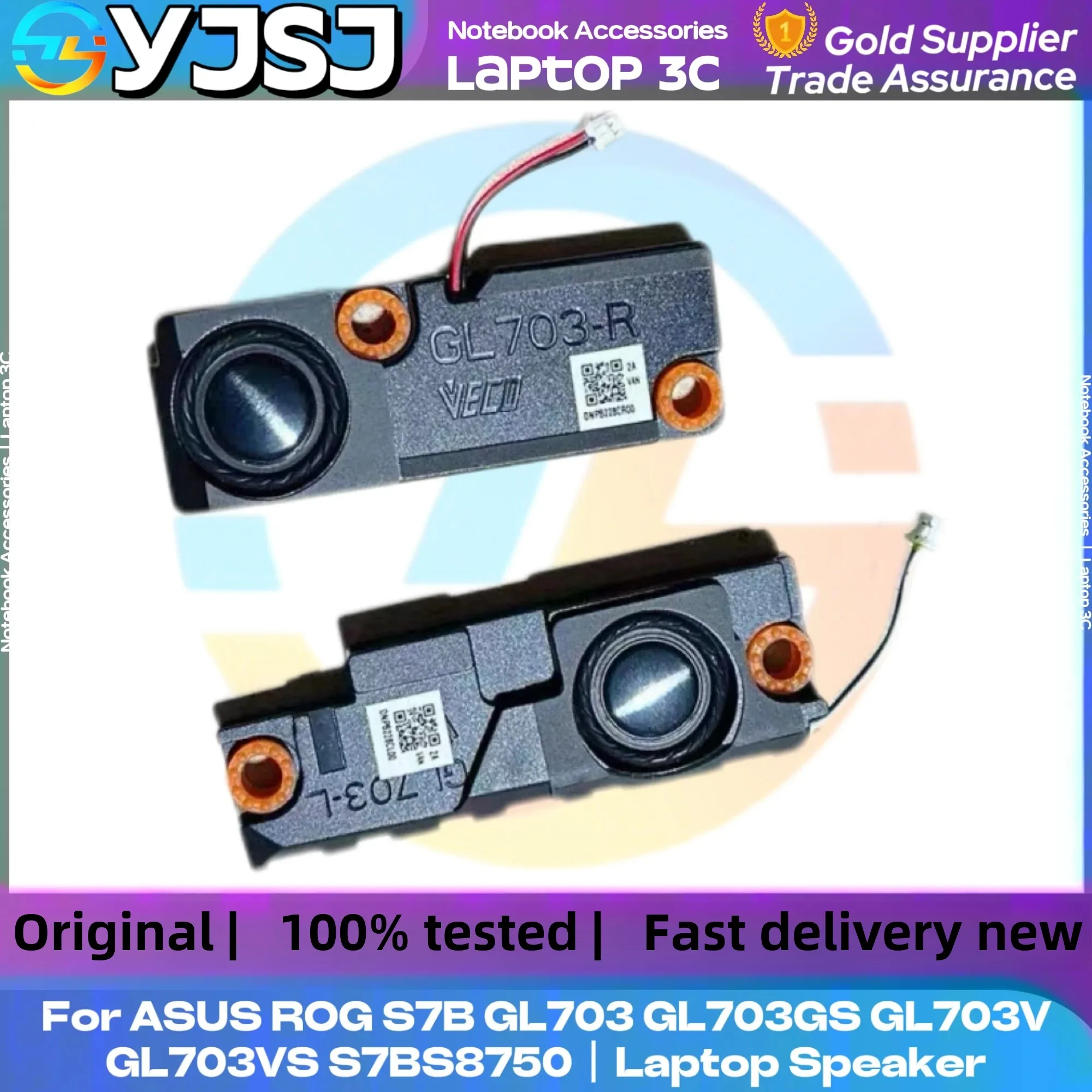 New Original Laptop Speaker For ASUS ROG S7B GL703 GL703GS GL703V GL703VS S7BS8750 built-in speaker horn DNPB228CL00 DNPB22CR00