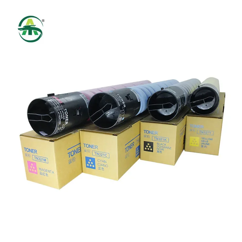 4 pc/set tn321 cartucho de toner copiadora compatível para konica minolta bizhub c224 284 364 7822 7828 cartuchos de copiadora suprimentos