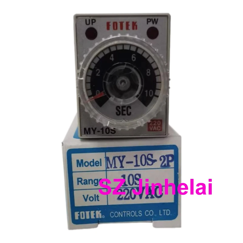 

Authentic Original FOTEK Micro Slim Time Relay MY-1S-2P MY-10S-2P 220VAC or 24VDC Timer