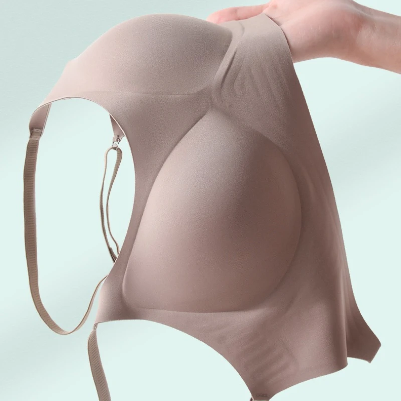 حمالة صدر رفيعة للغاية قابلة للتنفس 34-42BCD تصميم لاسلكي ساحر بدون خياطة ومضاد للإفراغ مع كوب داخلي قابل للفصل للنساء