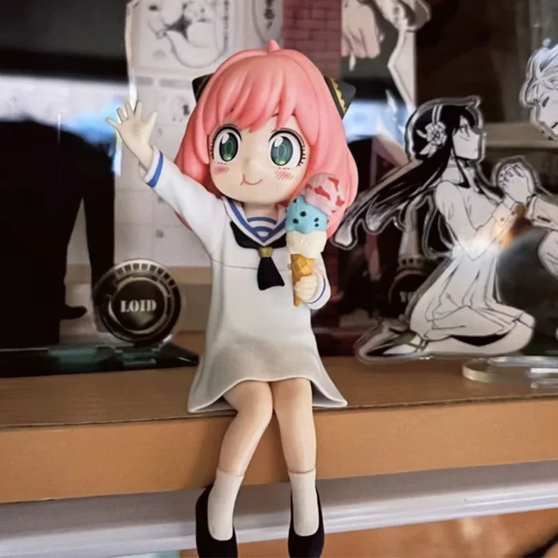13cm espião x família figura de ação brinquedo boneca anya yor loid forger quimera anime dos desenhos animados bonito bonecas presente companheiro para criança