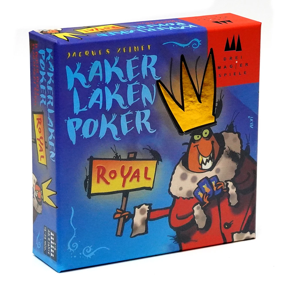 Kakerlaken Poker Royal Card Game Bluffing Fun Family Game Gameplay Engaging Card Play Competitive Fun Kakerlaken Poker Royal