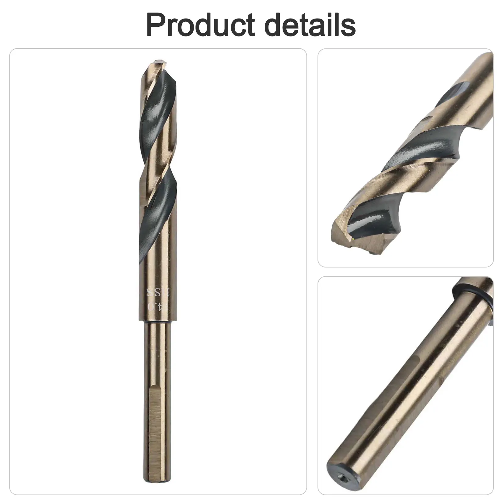 12-30mm Round Shank Reduced T-wist Drill Bits Cobalt HSS Hole Cutter Drilling-Tool For Wood Iron Stainless-Steel Aluminum Metal