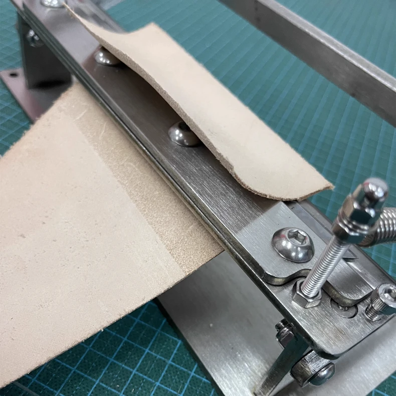 آلة تقشير الجلد المصنوعة يدويًا، حزام جلدي، مجرفة أرق، جلد مصنوع يدويًا #2