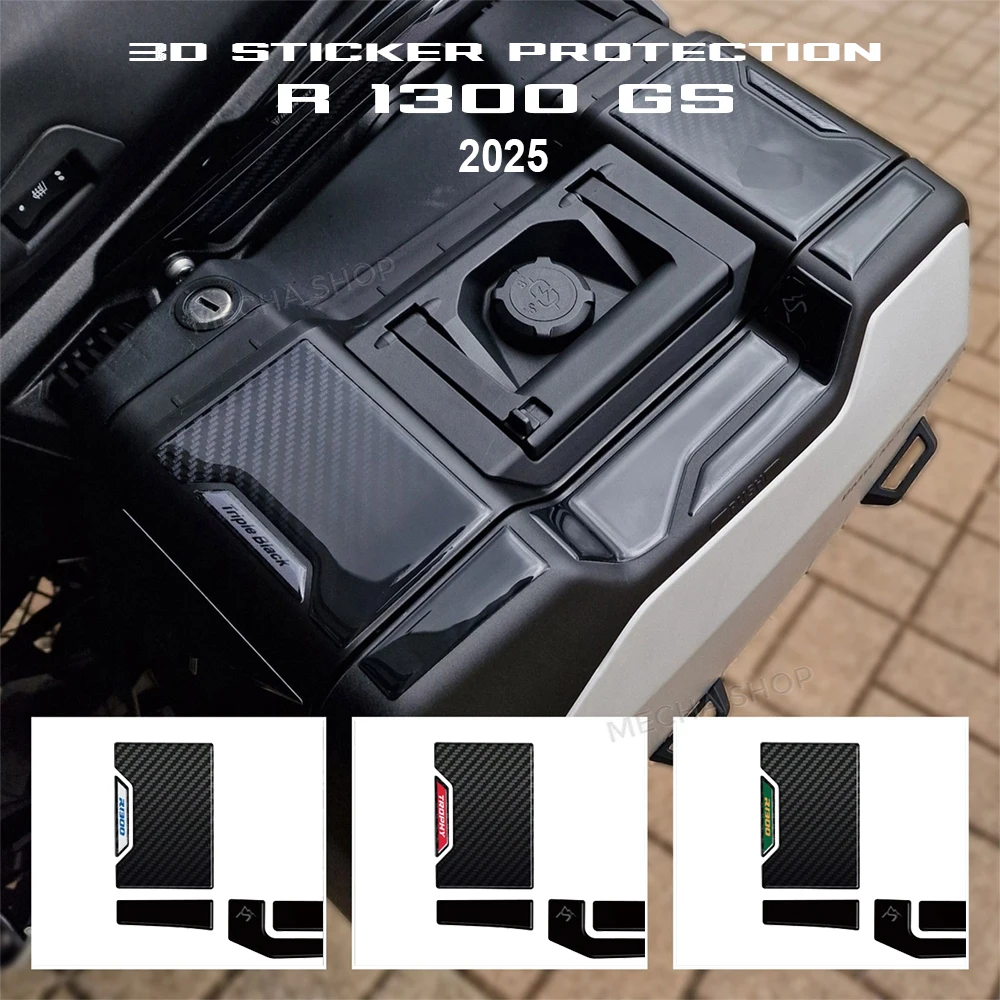 For R 1300 GS 2024 2025 Vario Suitcase Kit 3D Stickers Motorcycle Luggage Decals Moto GS1300 2023 Accessories