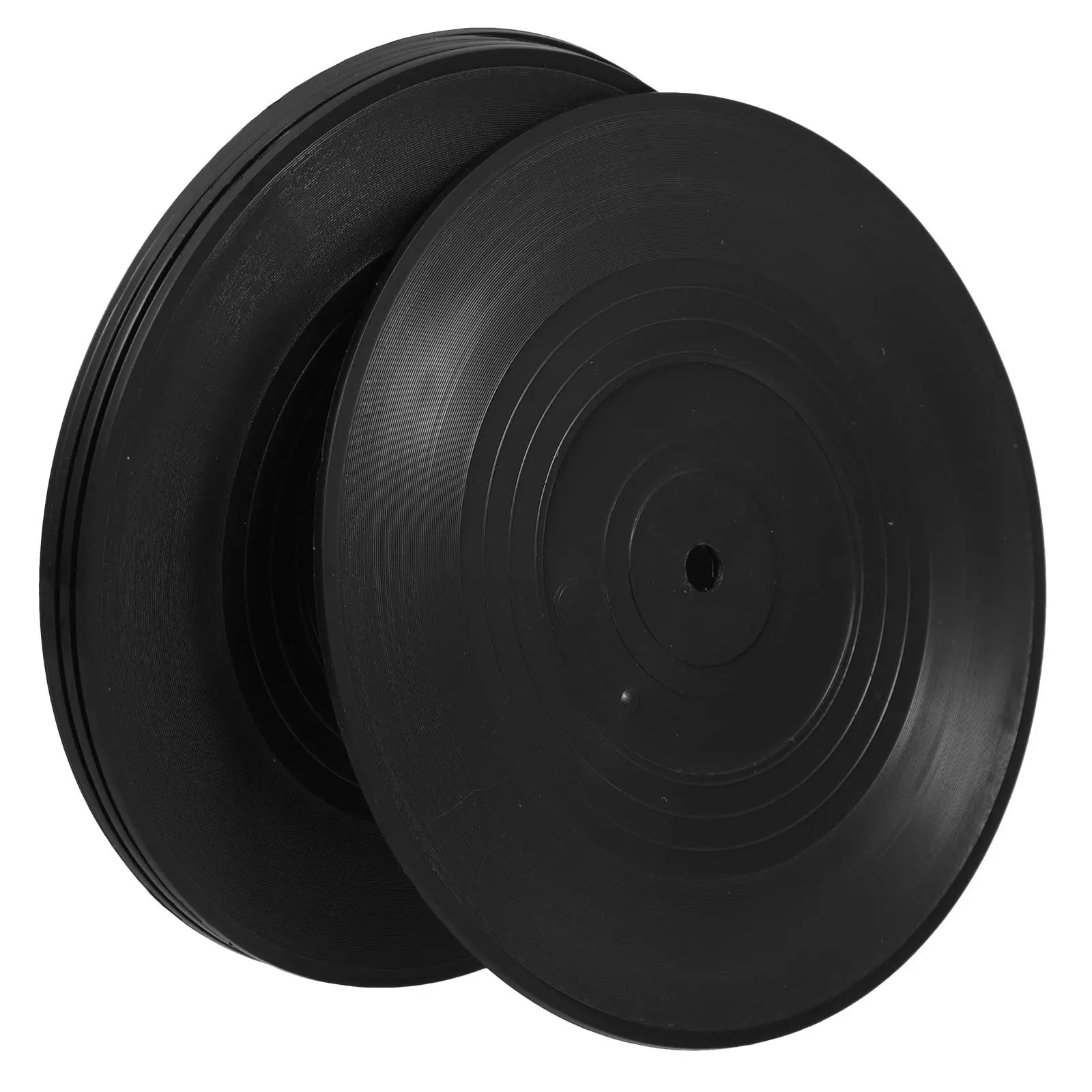 6Pcs Vinyl Records Wall Decor Retro Vintage Style Plastic Record Wall Ornaments for Cafe Home Disco Party Decoration