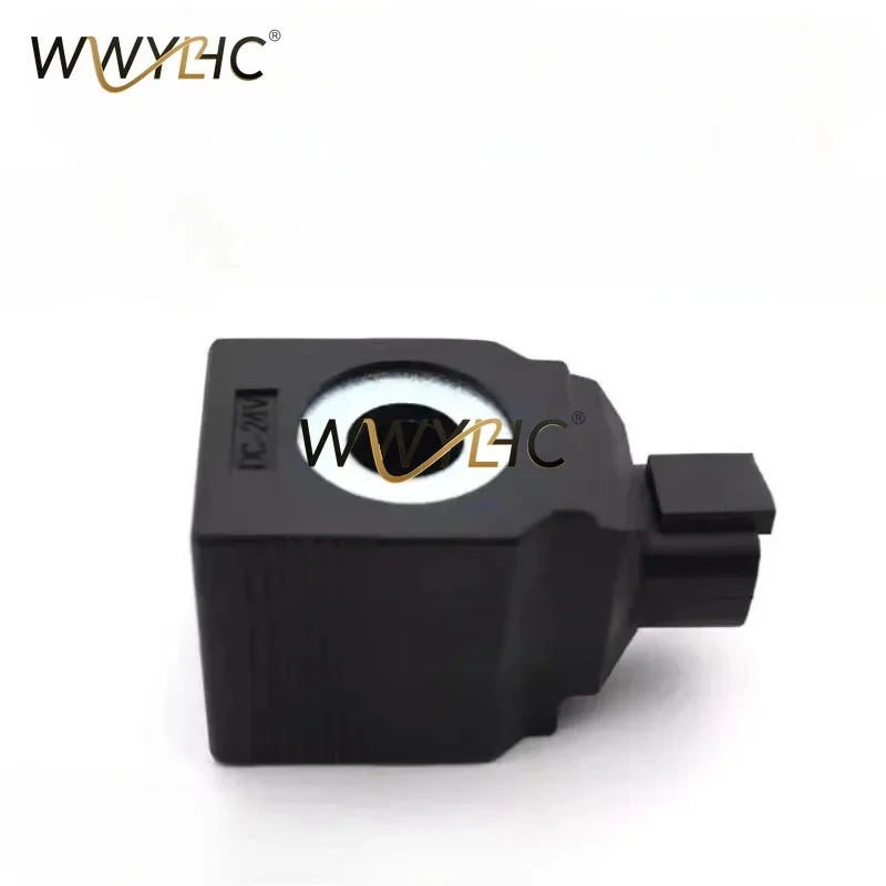 Construction Machinery Spare Parts, 2‑Pin Pilot Solenoid Valve Coil C13DM12/14 UN‑D for Excavator