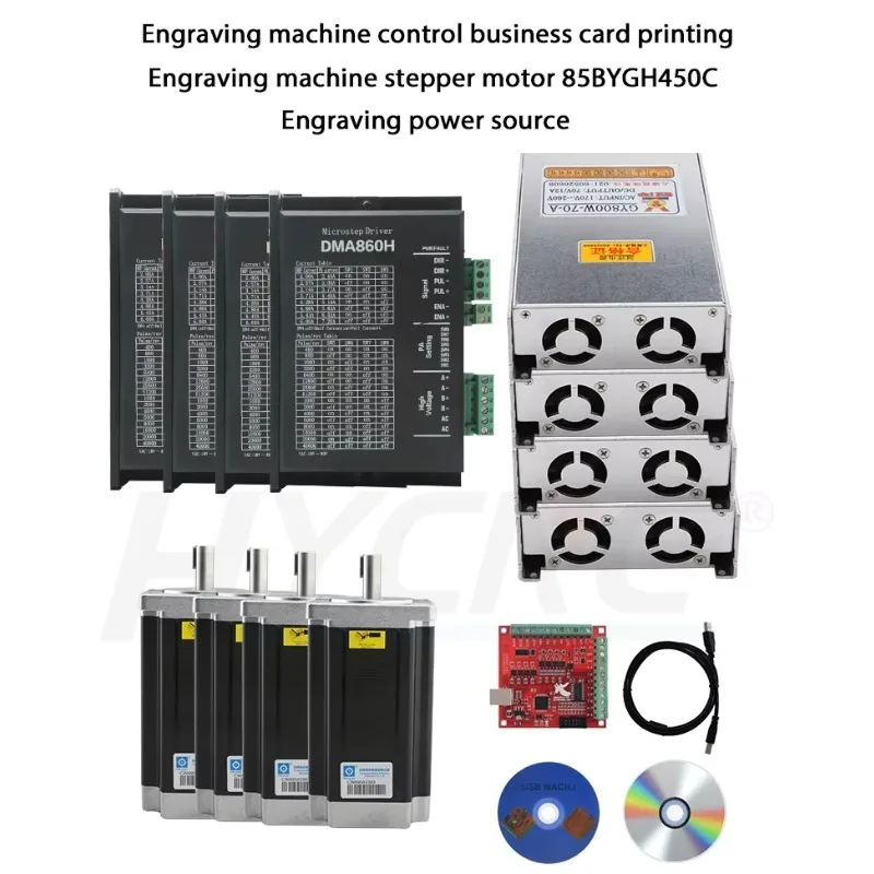 Stepper Motor Nema34 Kit 8.7nm Servo Nema 34 Cnc 3 4 5 Axis 4.5n.M 8n.M 12n.M Closed Loop With Encoder 1000ppr