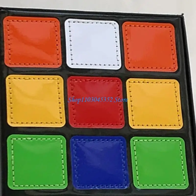 

Клатч в форме квадратной коробки, красочный кошелек в форме волшебного куба для девочки