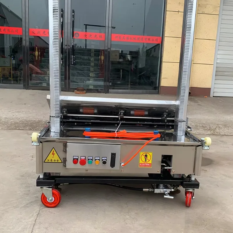 Facilitated Wall Plastering Machine Decorative  Building Cement Plastering Rendering Machine