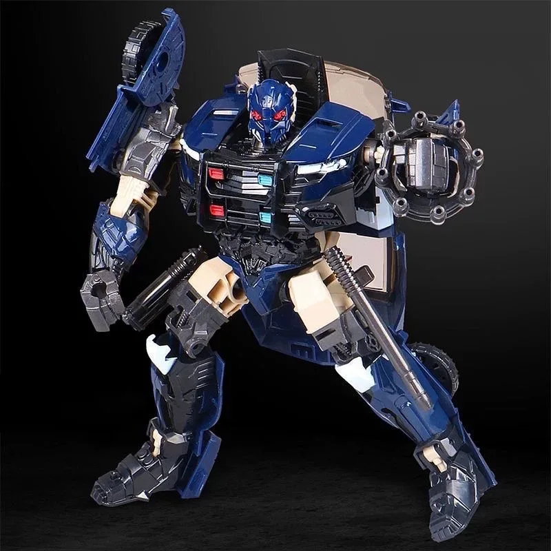 التحول TAIBAI YS05 سيارة الشرطة سيارة روبوت المتراس عمل نموذج لجسم جمع زخرفة اللعب 18 سنتيمتر