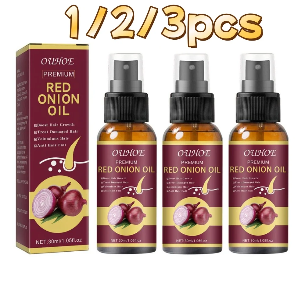 

1/2/3 шт. спрей с эфирным маслом красного лука для ухода за волосами, увлажняющий спрей для волос с рисовой водой, лечение поврежденных волос, уход за волосами