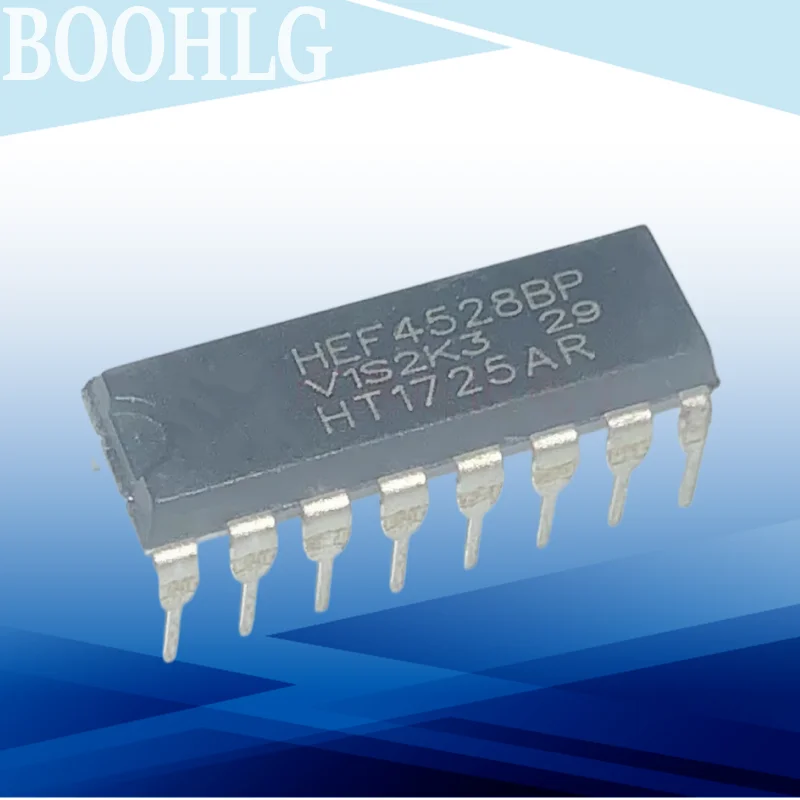 10PCS HEF4528BP Brand New 4528 Plug-in DIP-16 Logic-Multi-Frequency Oscillator IC Chip