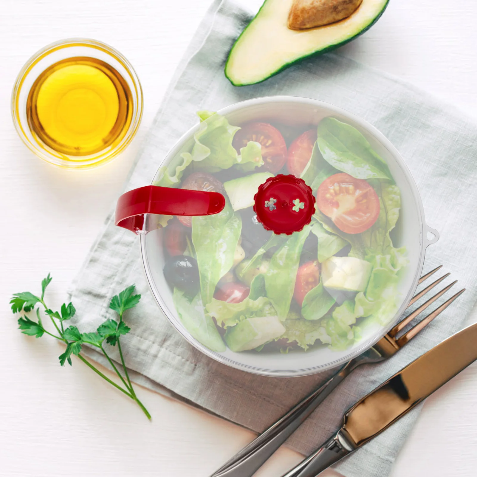 

Microwave Splatter Cover Heat Resistant Transparent Food Preservation Lid For Kitchen Dish Heating Protection