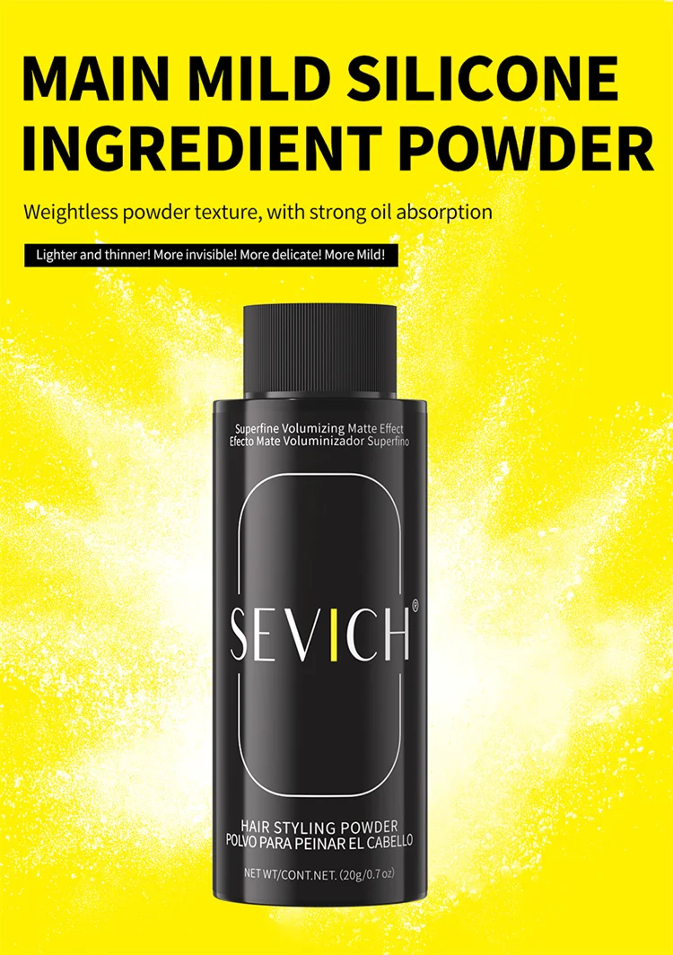 SEVICH Haarstyling-Puder, 20 g, Ölkontroll-Haarpuder, flauschiges Haarpulver, erhöht das Haarvolumen, mattes Styling-Formpulver – Detail 3