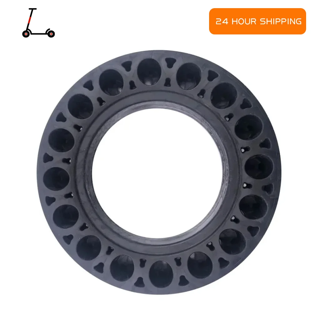 

10 Inch Explosion-proof Rubber Tyre Shock Absorption Solid Tire For Segway Ninebot MAX G30 KickScooter E-Scooter Durable Parts