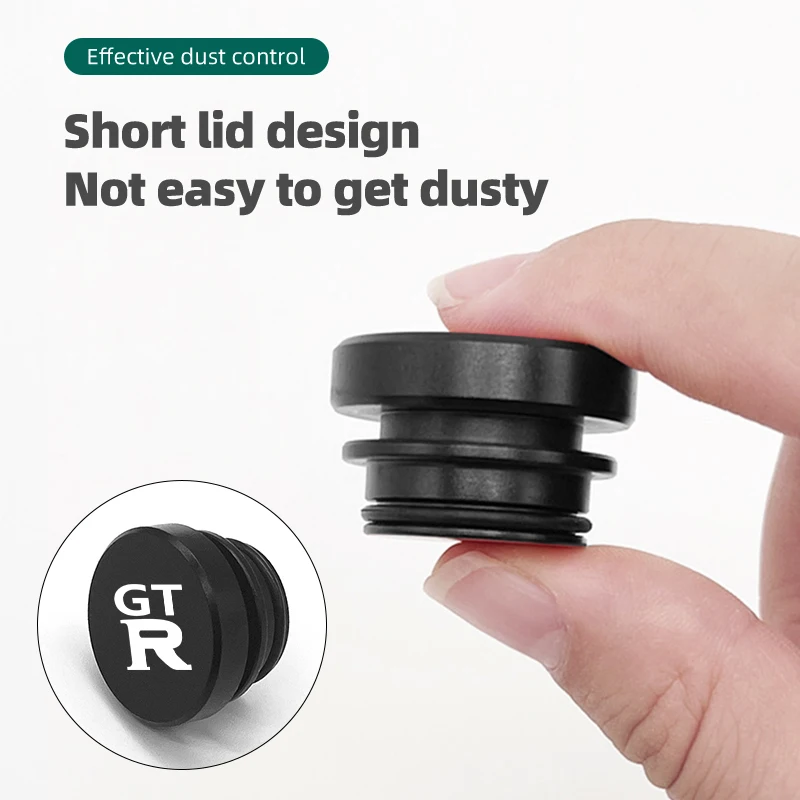 Alloy Socket Dust-Proof Metal Car Cigarette Lighter Button CoverFor Nissan GTR C210 R30 GTS-R R33 R34 GT-R R35 Nismo