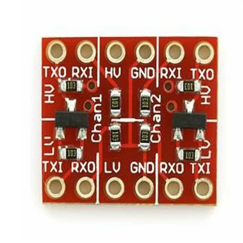 

2pcs Logic Level Converter convert 3.3V 5V TTL logic level conversion bidirectional Mutual Convert SENSOR