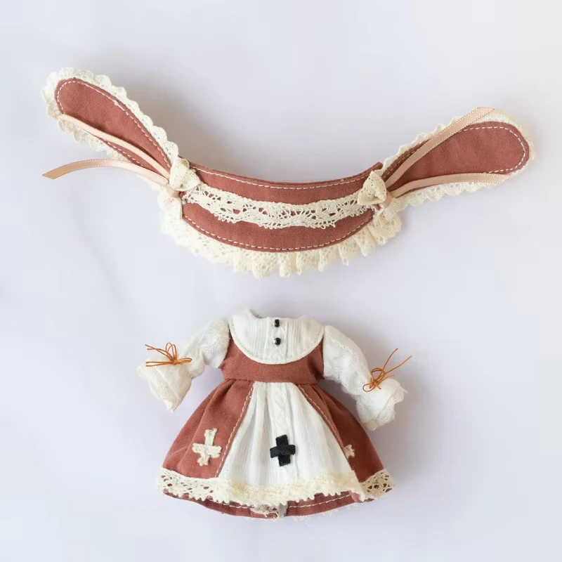 

OB11 doll clothes fashion dress uniform suit skirt dress for obitsu11, molly, GSC, P9, 1/12bjd clothes doll clothing accessories