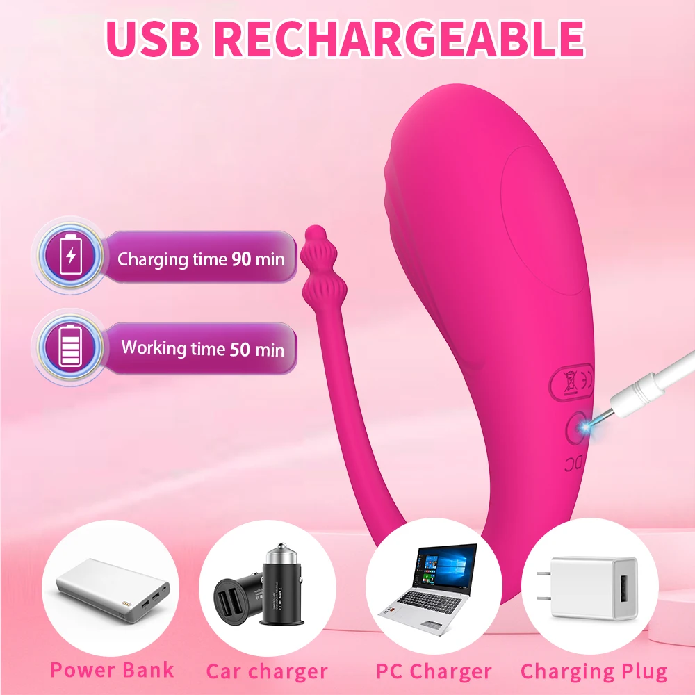 APP التحكم الهزاز المهبلي G Spot 9 سرعة الشرج تهتز البيض مدلك يمكن ارتداؤها محفز الكبار الجنس لعب للنساء الأزواج #4