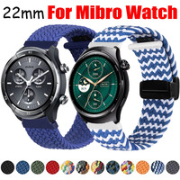 Braided Nylon Strap For Mibro Lite 3 Pro Magnetic Replaceable Bracelet For Mibro A3 A2 A1 X1 T2 C3 C4 Lite2 Smart Watch Correa