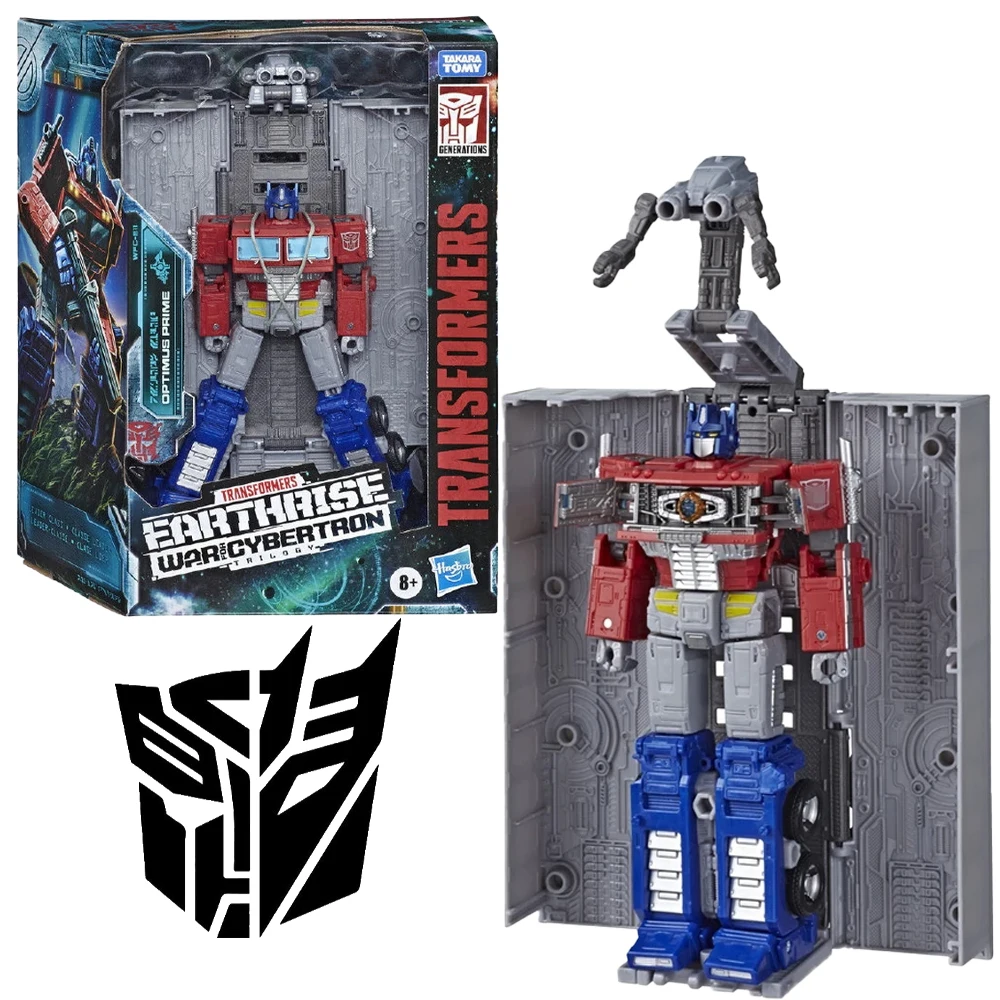 

New Hasbro Transformers Earthrise Optimus Prime Leader Model Toy Anime Gift Collect Free Shipping In-Stock