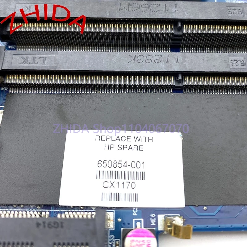 Imagem -05 - Placa-mãe Portátil para hp Pavilion Dv6 Dv66000 Dv6-6b10er 650854001 665284-001 665281-001 Soquete Fs1 Ddr3 Hd6750 1gb