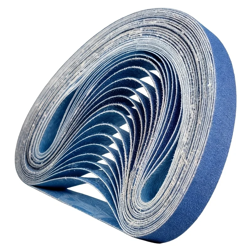 20pcs Zirconia Oxide Sanding Belts 13x457mm, Zirconia Oxide Sanding Belts, Ideal for Wood and Metal Grinding and Polishing
