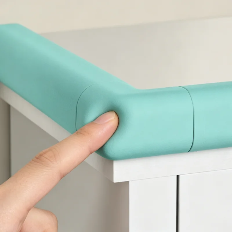 Self Adhesive Anti Collision Strip With Soft Padding For Table Corner And Wall Edge Safety