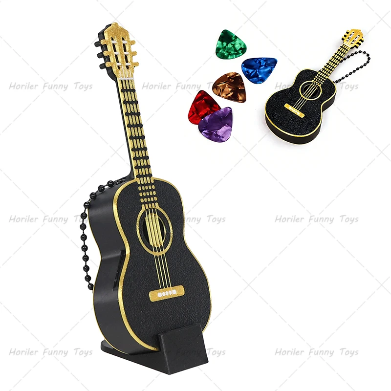 3D-Gedruckter Gitarren-Plektrenhalter in Lautsprecherform, Doppelschichtiger Wasserdichter Gitarren-Plektren-Organizer, Plektren-Aufbewahrungs- und Präsentationsbox – Detail 15