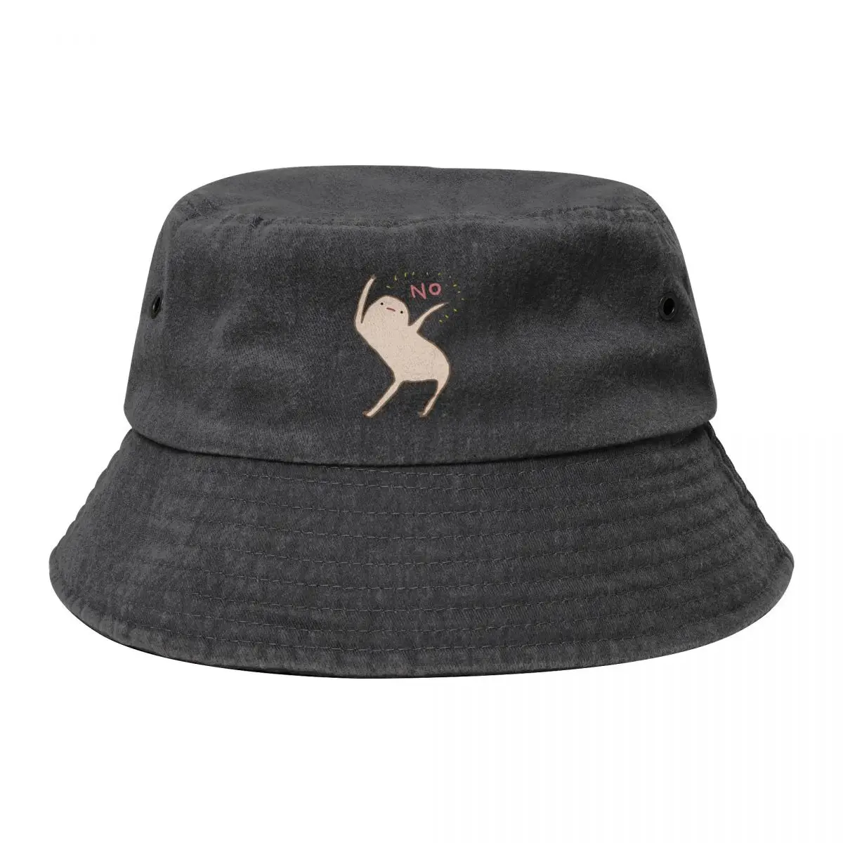 

Honest Blob Says No Bucket Hat Brand Man cap Wild Ball Hat Trucker Cap Mens Caps Women's