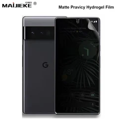 Matte Anti Spy Screen Protector for Google Pixel 9 Pro Xl 8A 8 7 6 Pro 7A 6A Anti Peeping Pravicy Front Hydrogel Film