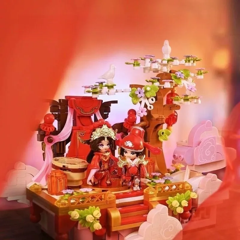 

Keeppley Honor of Kings Co-branded Sun Wukong "Love of A Lifetime" Small Particle Building Blocks Toy Model