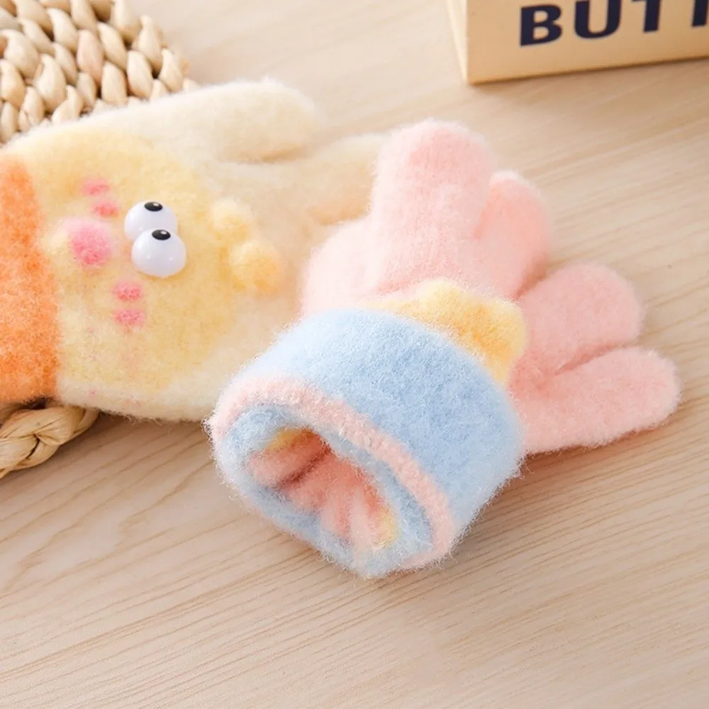 

Thickened Winter Children's Gloves Five Fingers Children's Warm Tools Boys and Girls Cold-proof Glove Warm Warm Full Cover Glove