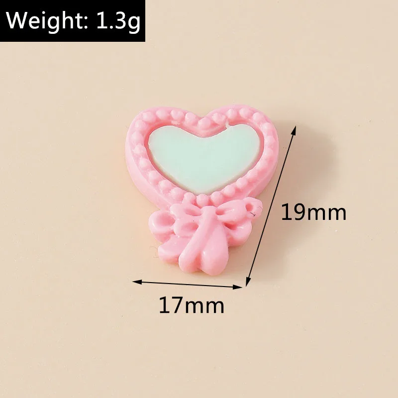 Leslie Zufällige 10/20/30 Stück gemischte Harz Lebensmittel Blume Tier Nail Art Handyhülle Haarnadel Kühlschrank handgemachte DIY Charms Zubehör – Detail 17