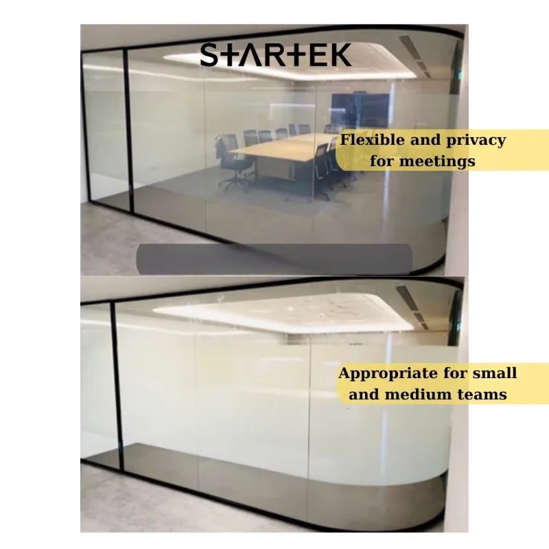 smart PDLC Smart Film Solid Glass Structure Elegant Industrial Space Optimization Conference Room (4-8 people) Hall