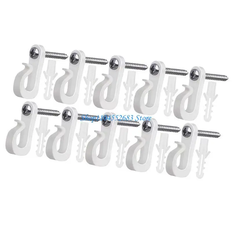 

Y6GD Elegant Gutter Hook For Efficient Hanging of Christmas and Light Ornament