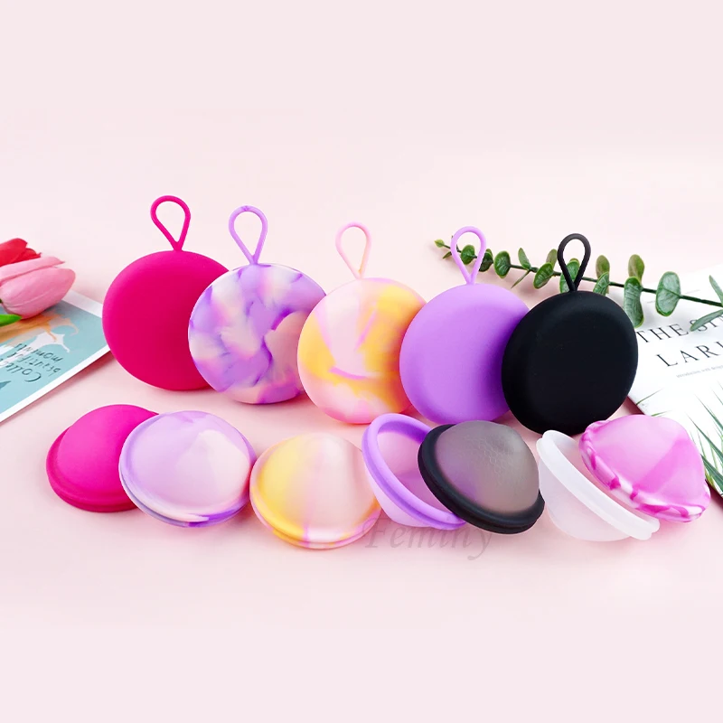 Medical Silicon Menstrual Disc Soft Feminine Hygiene Vaginal Cup Certified Health Care Period Cup Reusable Menstrual Cups