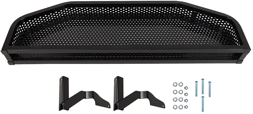 Front Clays Steel Basket for EZGO RXV Golf Carts W/Mounting Brackets, Additional Storage for Golf Carts
