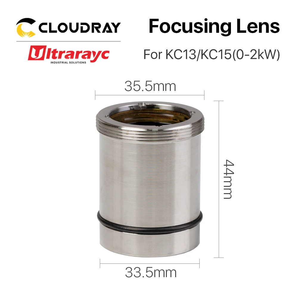 Ultrarayc fibra lente de foco do laser d30 f100 f125mm com suporte da lente para wsx kc13 kc15 cabeça corte a laser