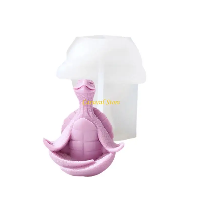 

M4YF Easy to Demold Silicone Mold Yoga Turtles Mould Jewelry Making Tool