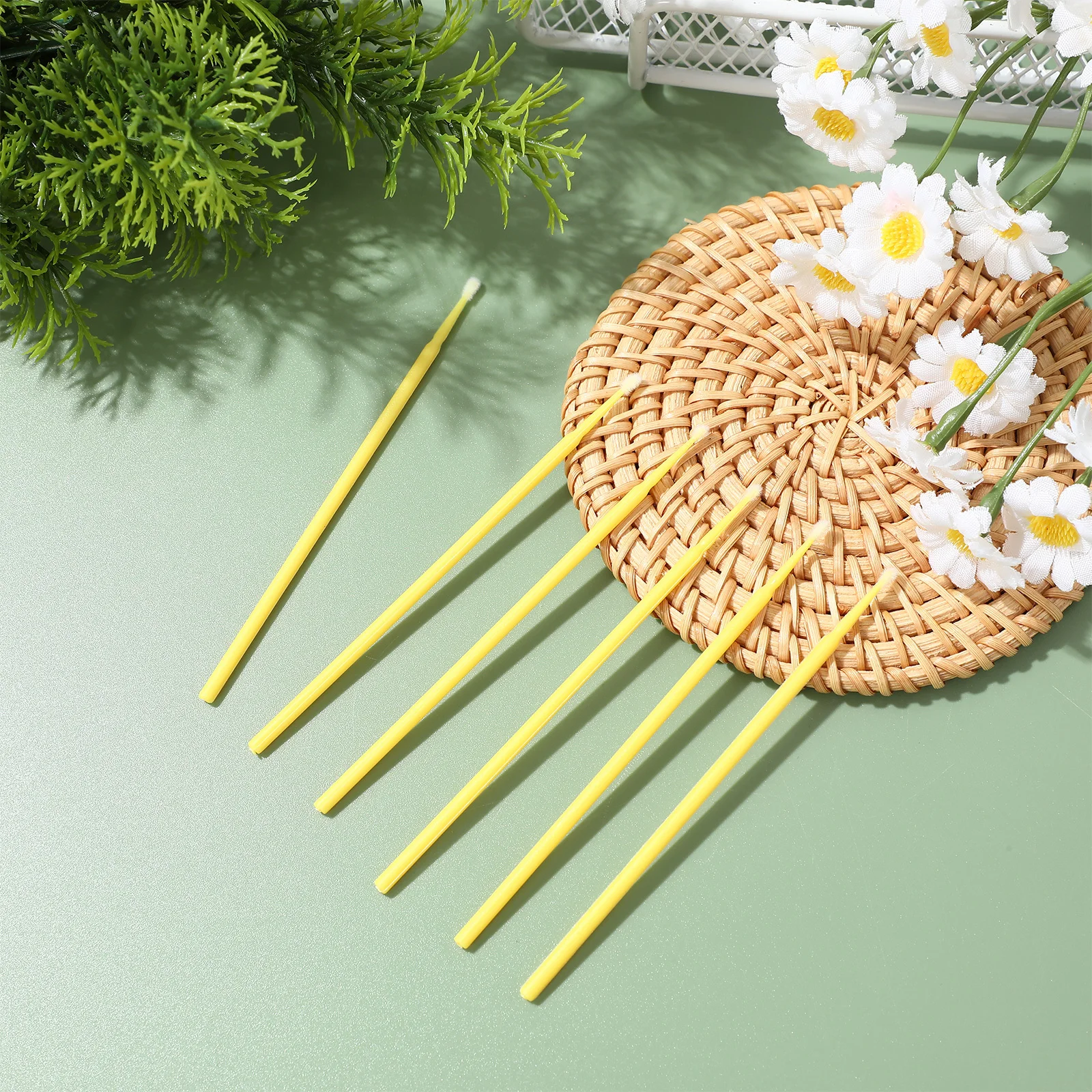 

100pcs Pollination Tool Plastic Pollen Duster For Vegetable Fruit Flower Hand Pollinating Garden Accessories Manual Pollinator