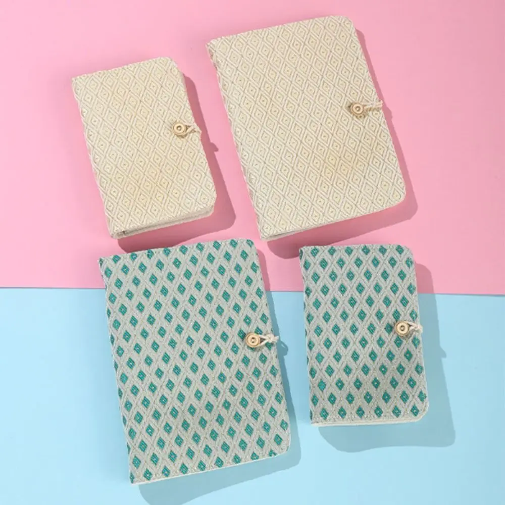 Practical A5/A6 Loose-leaf Book Cover Embroidered INS Mini Budget Binder Cover 6 Rings Creative Notebook Cover School Supplies