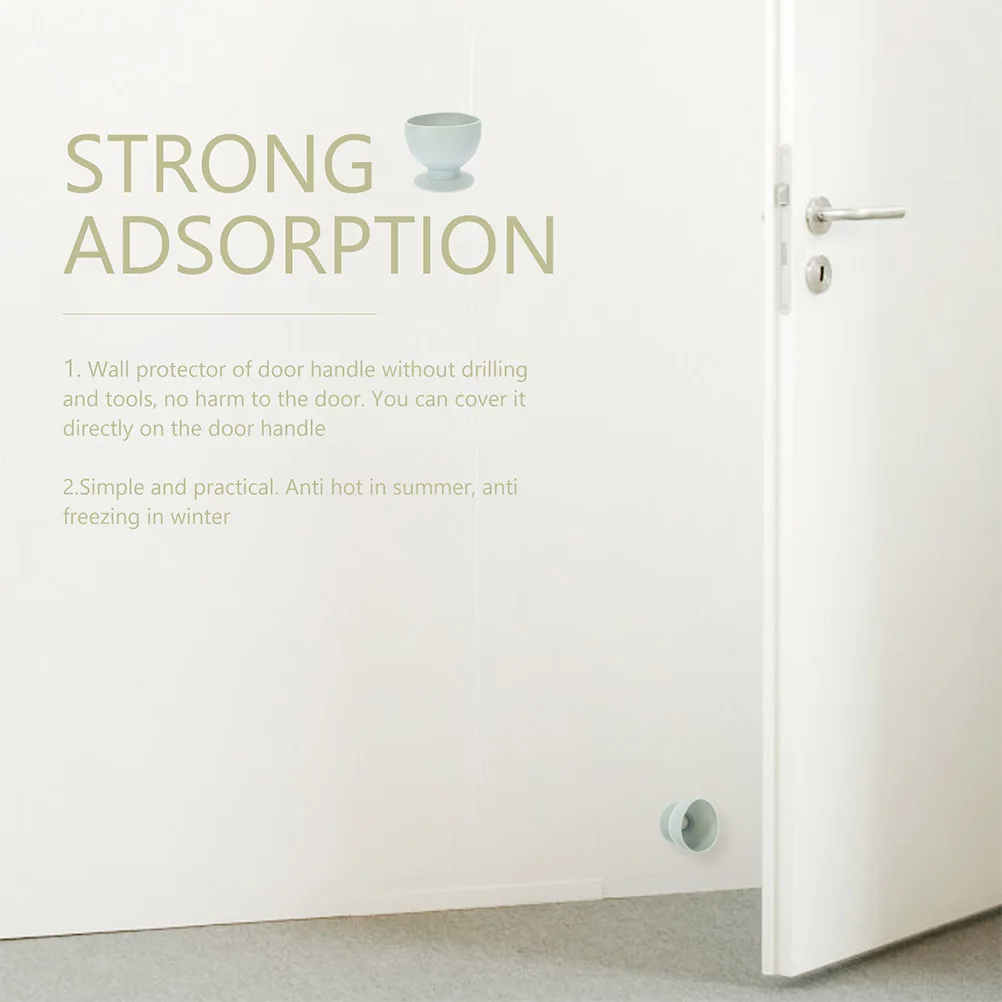 

4Pcs Door Knob Covers Silicone Protector Round Knob Cover Baby Safety Anti-Collision Protective Cover for Door Handle Home