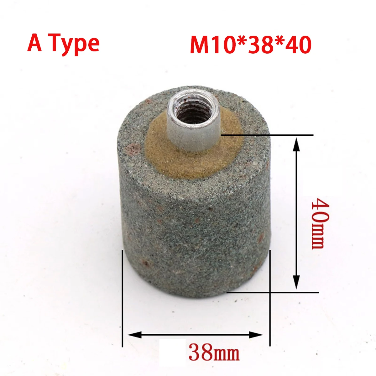 1pc rodas de moagem de diamante m10 * 38*40/m10 * 53*44mm roda de polimento de pedra para lixar riscando peeling granito de mármore bluestone