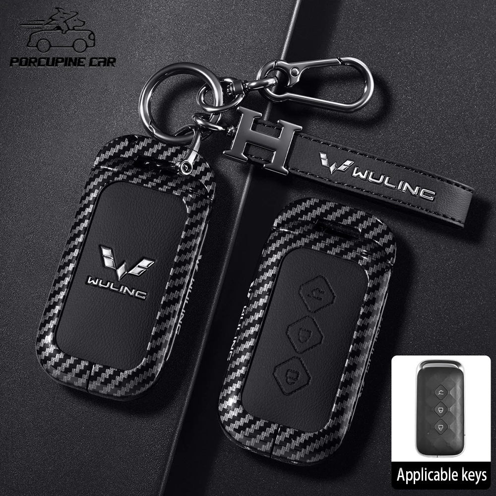 Car Remote Key Case Cover Shell Fob for Baojun 510 730 360 560 RS-5 530 630 for Wuling Confero S MINIEV Air ev BINGO EV DARION